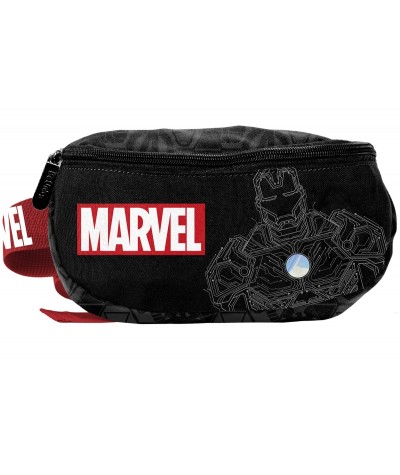 Saszetka nerka MARVEL Iron Man PASO czarna dla chłopaka Avengers