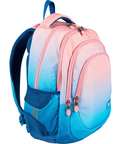 Kolorowy plecak szkolny ST.RIGHT LIGHT OMBRE pastelowy BP06