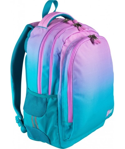 Plecak OMBRE do szkoły ST.RIGHT TURQUISE turkusowy kolorowy BP57