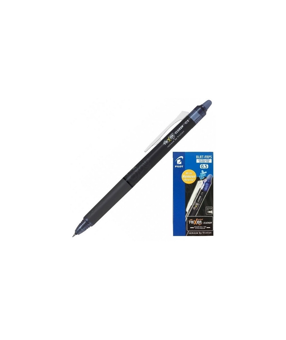 Długopis wymazywalny PILOT Frixion Clicker 12 SZTUK ZESTAW 0,5mm GRANATOWY