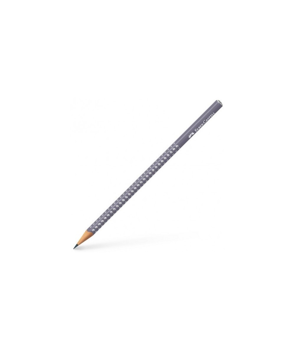 Ołówek Faber-Castell B Sparkle Dapple Gray SZARY z brokatem