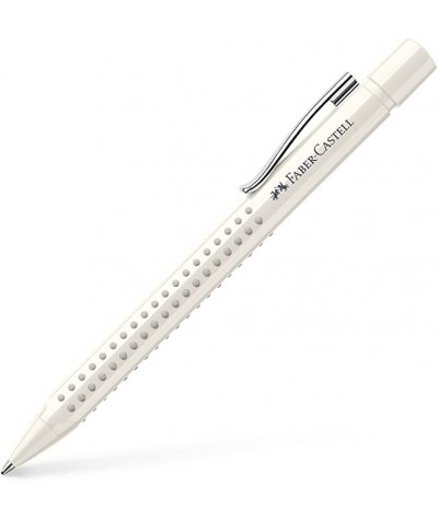 Długopis FABER-CASTELL GRIP 2010 KREMOWY BIAŁY elegancki automatyczny