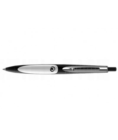 Długopis HERLITZ My.Pen EXTREME czarno-biały szkolny biurowy M