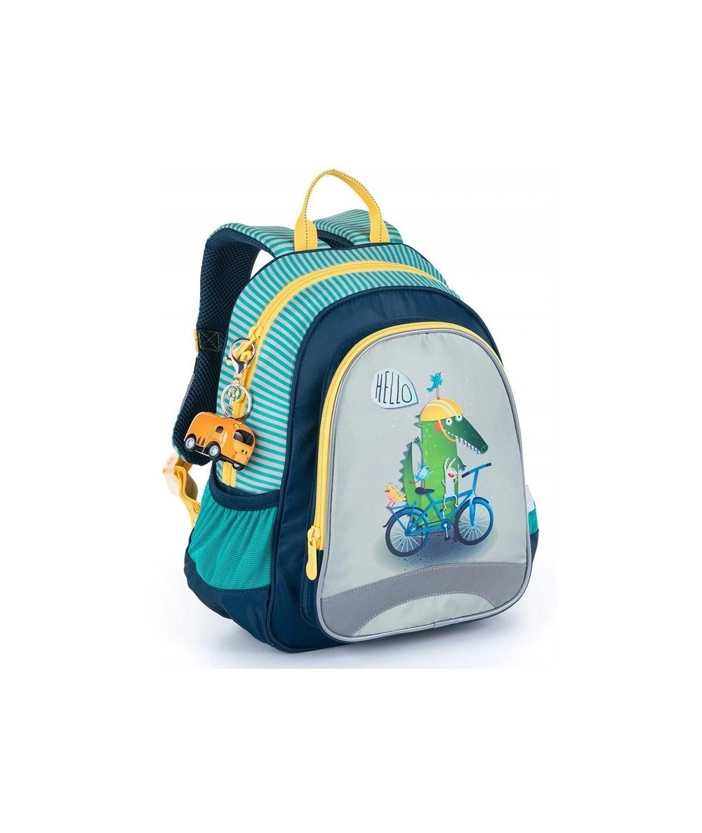 Plecak przedszkolny TOPGAL KROKODYL mały dla dziecka od 2 lat SISI 21026