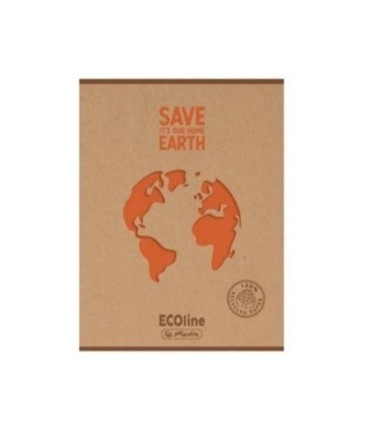 Zeszyt z recyklingu 100% HERLITZ ECOline eko A4 60 k. w linie szkolny