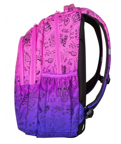 Fioletowy plecak CoolPack Purple Scribble D029341