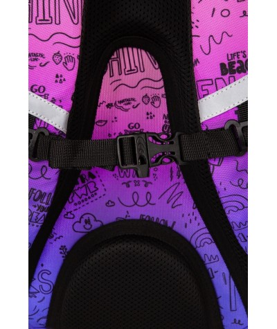 Plecak ombre fioletowe CoolPack Purple Scribble do 1 klasy Jerry