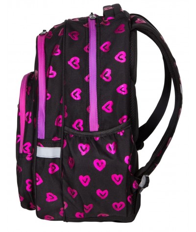 CoolPack plecak dla dziewczyny ELECTRA HEARTS serca SZKOLNY BASE 27l