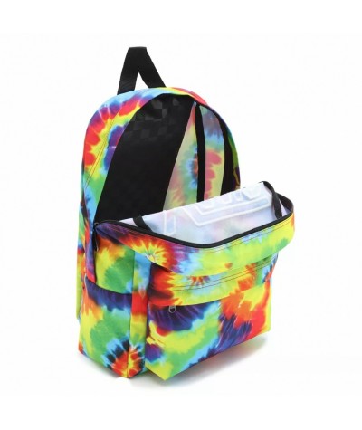 Plecak Vans dla dzieci New Skool Spiral Tie Dye dziewczęcy VN0002TLZBY
