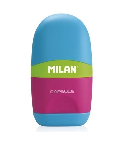 Temperówka z gumką Milan Capsule kolorowa MIX