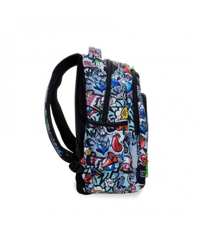 Plecak szkolny dla pierwszoklasisty graffiti CoolPack Strike S kolorowy