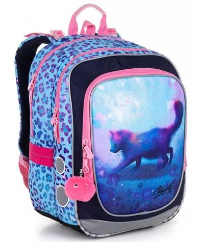 Plecak TOPGAL kotek ENDY 21043 G szkolny dla dziewczynki klasy 1-3