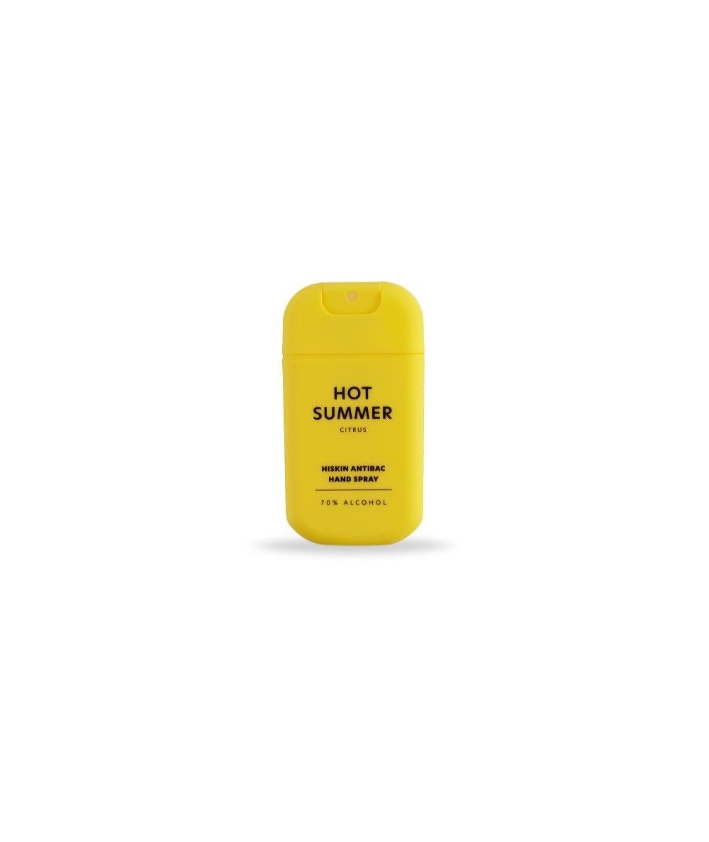 Spray antybakteryjny do dezynfekcji rąk 30ml HISKIN CYTRUS żółty