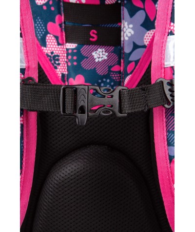 Plecak ergonomiczny tornister CoolPack Turtle w kwiaty Bloom dziewczęcy