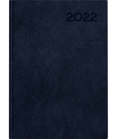 Kalendarz 2022 książkowy dzienny A5 TOP 2000 GRANATOWY Basic