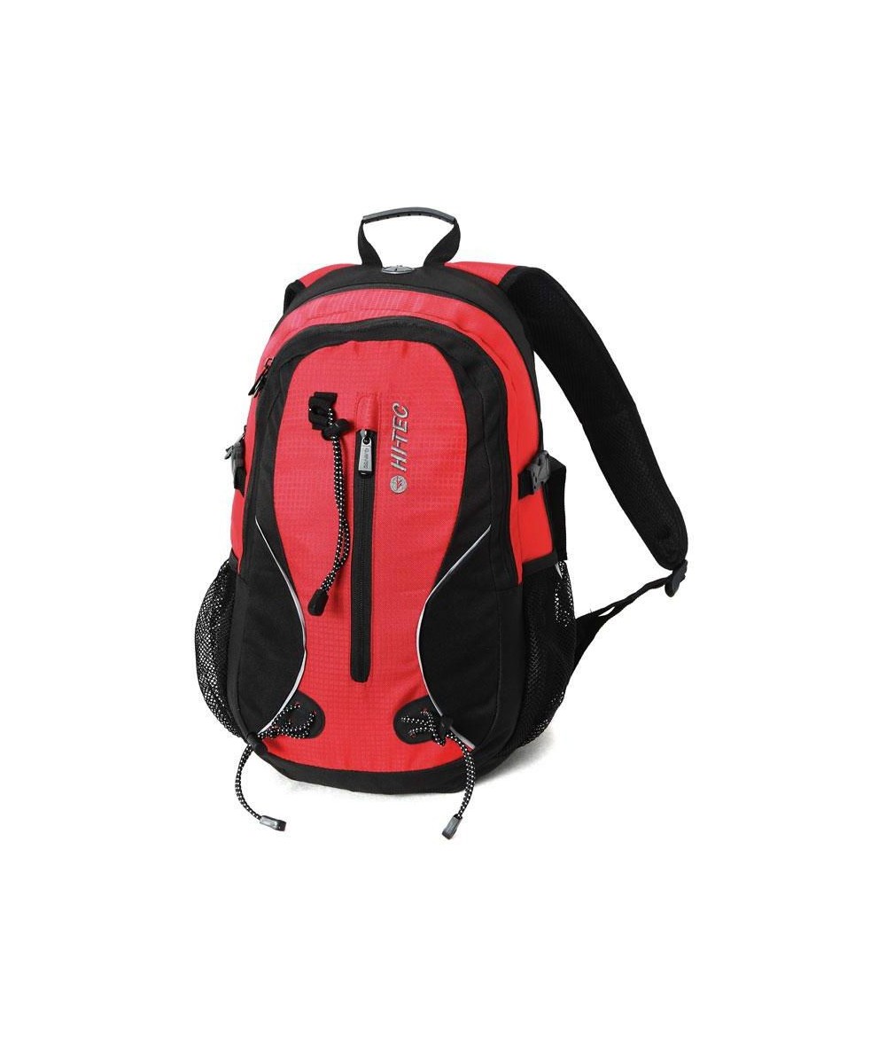 Plecak sportowy HI-TEC MANDOR 20 L RED/BLACK czerwony na wycieczkę na rower