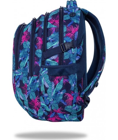 Czarny plecak w kwiaty dla dziewczyny Coolpack Vibrant Bloom Factor