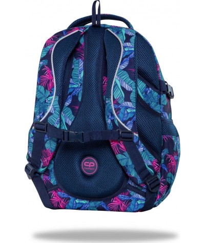 Czarny plecak w kwiaty dla dziewczyny Coolpack Vibrant Bloom Factor