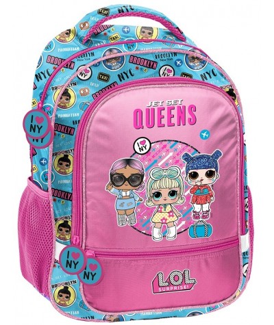 Plecak L.O.L Surprise do szkoły laleczki LOL różowo-niebieski dziewczęcy