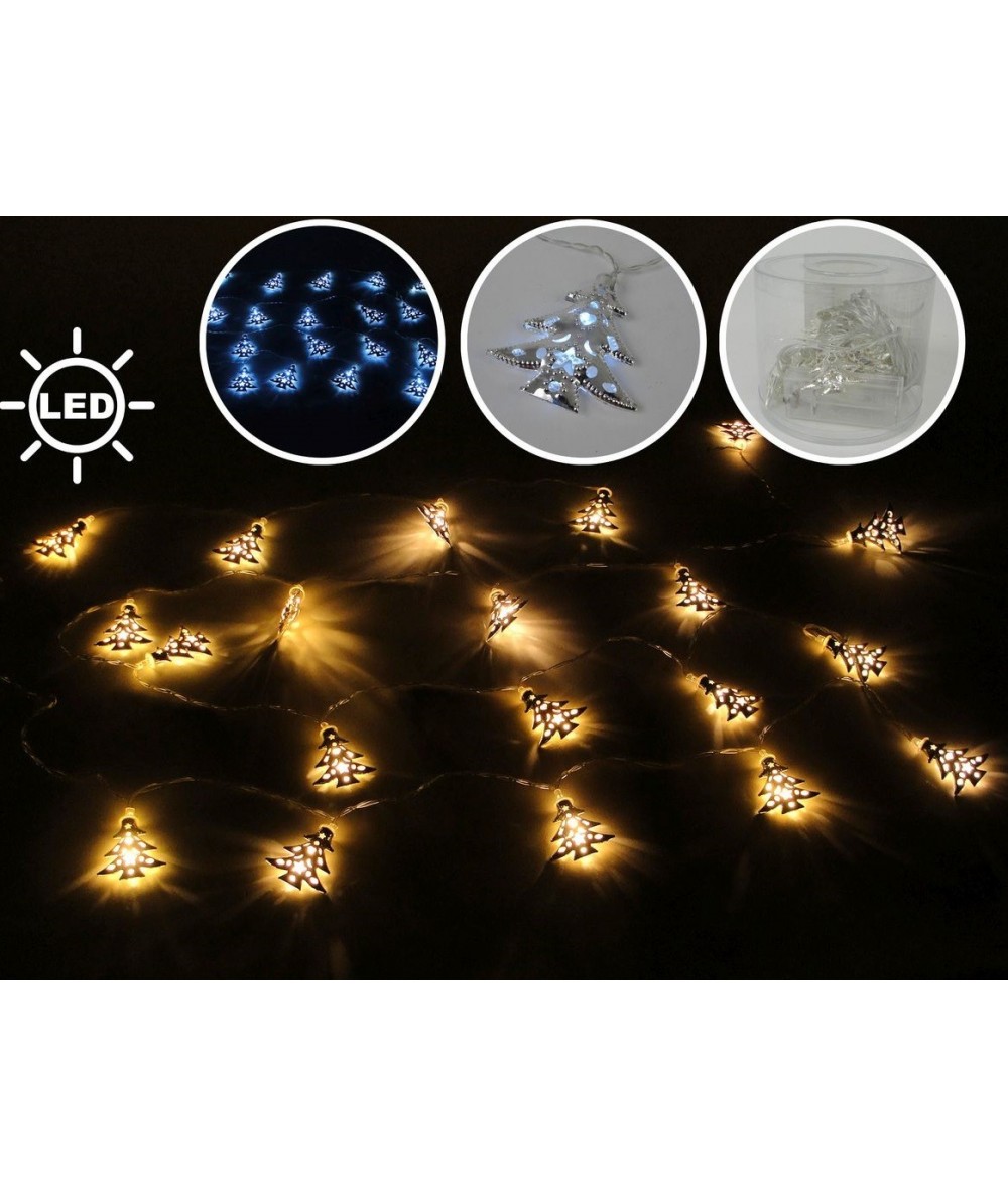 Lampki świąteczne LED CHOINKI na baterie 3m Boże Narodzenie MIX Adar