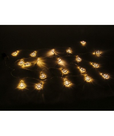 Lampki świąteczne LED CHOINKI na baterie 3m Boże Narodzenie MIX Adar