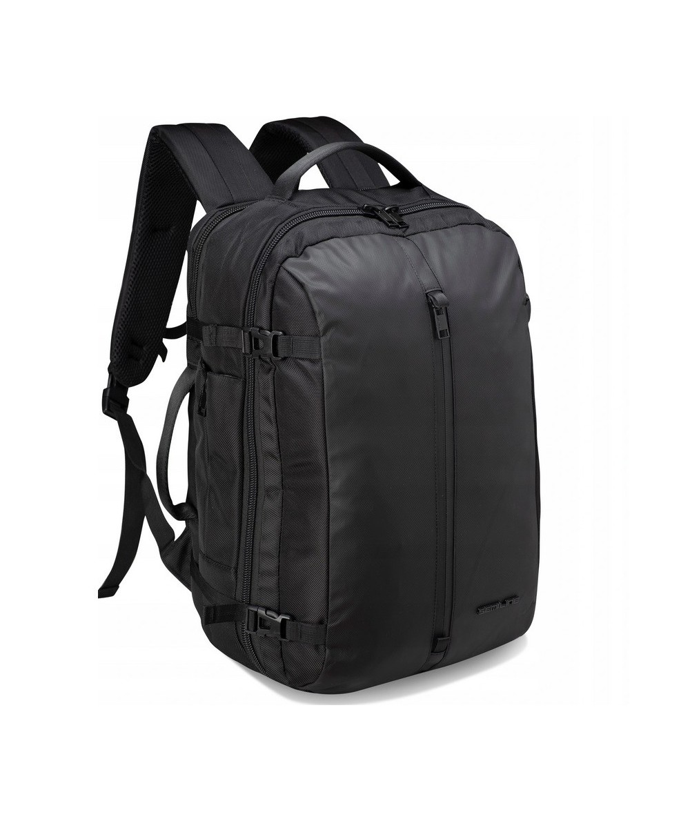 Plecak męski torba na laptop 15,6'' SEMI LINE L2011 do pracy czarny 2 w 1