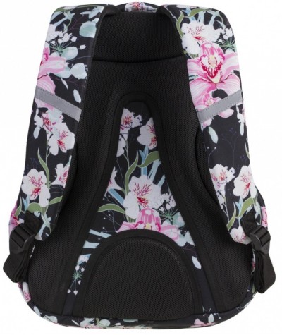 Plecak młodzieżowy dla dziewczyny CoolPack Prime Girl 1 w kwiaty 26L