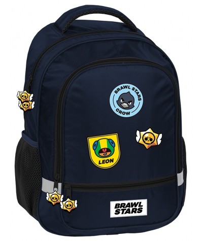 Plecak szkolny BRAWL STARS granatowy lekki dla chłopca PASO