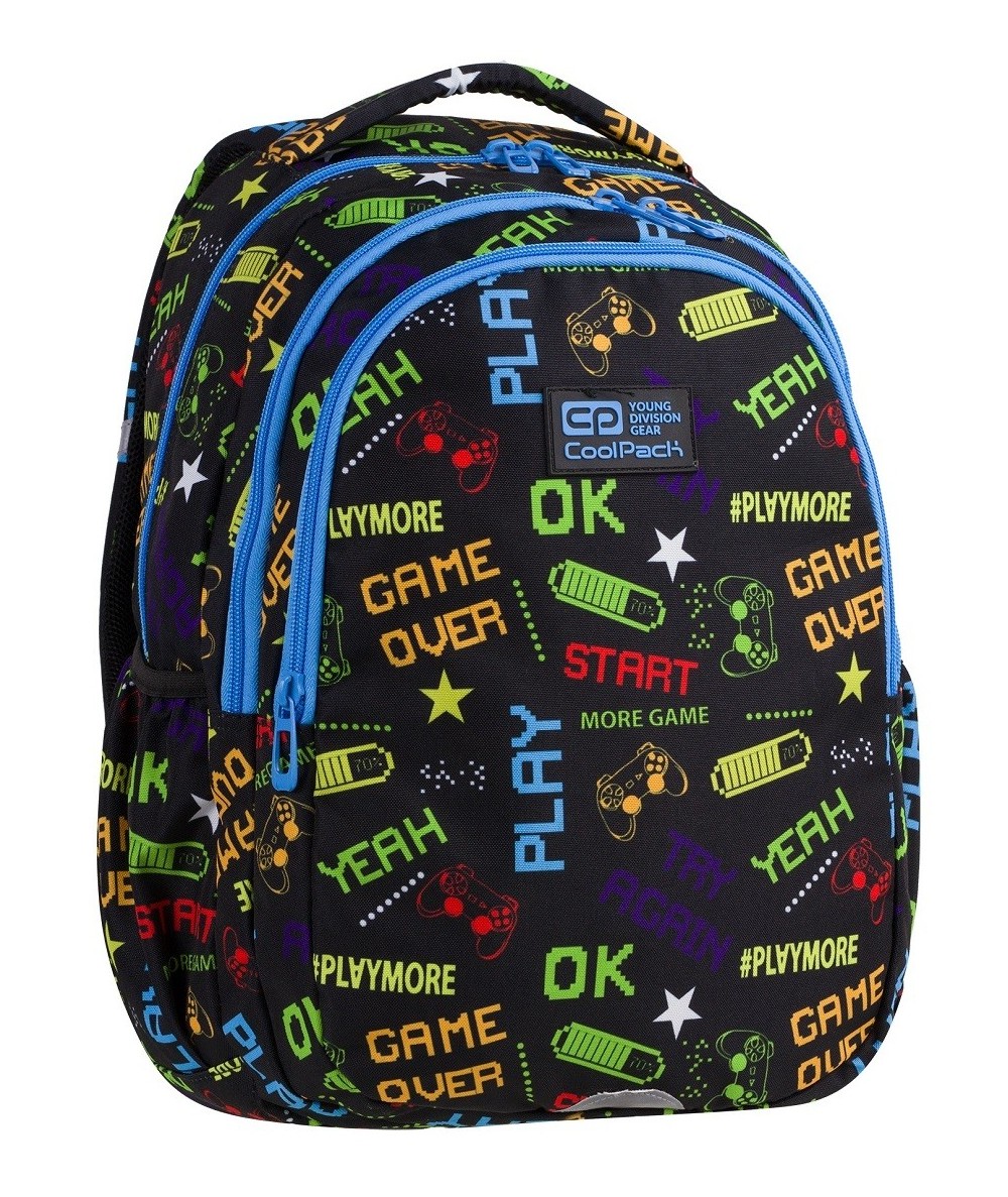 Plecak szkolny dla chłopca PADY GRY CoolPack Boy GAME  JOY S CP 15”