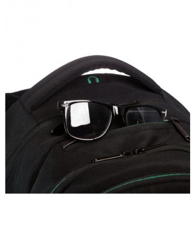 Plecak młodzieżowy CoolPack CP JOY XL SUPER GREEN czarn ZIELONE napisy