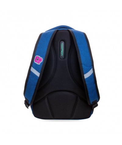 Plecak z naszywkami CoolPack CP DART GIRLS BADGES DENIM niebieski dla dziewczyny