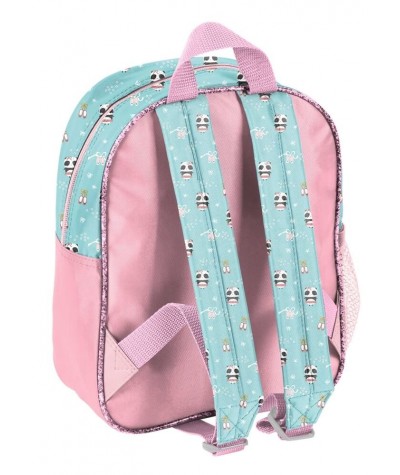 Plecak przedszkolny PANDA mały dla dziewczynki różowy PASO