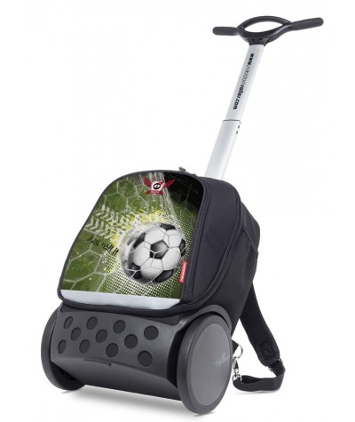 Plecak na kółkach Nikidom Roller Goal z piłką dla chłopca 9609