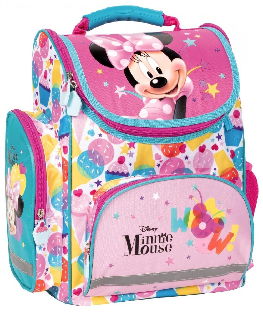 Tornister z Minnie Mouse DERFORM kolorowy dla dziewczynki