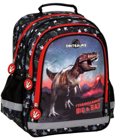 Plecak szkolny z dinozaurem T-REX DERFORM dla chłopca 2022