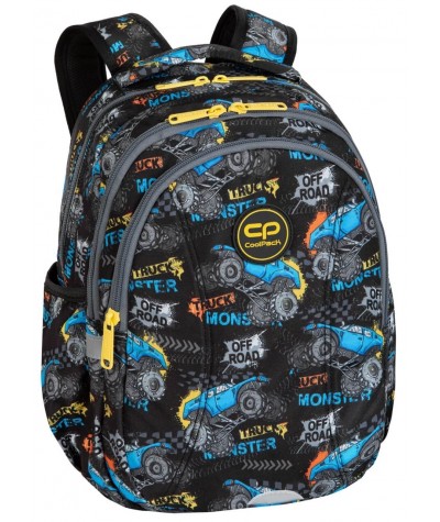 Plecak szkolny do 1 klasy CoolPack MONSTER TRUCK dla chłopca JOY S 15"