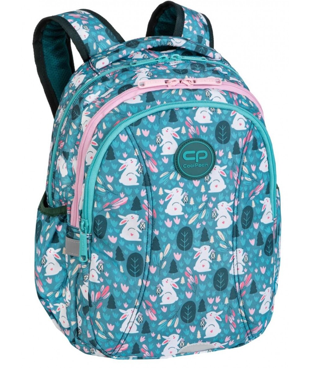 Plecak dla dziewczynki CoolPack KRÓLIKI do 1 klasy PRINCESS BUNNY JOY S 15"