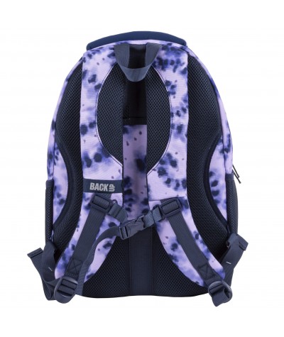 Plecak tie-dye fiolet dla dziewczyny BackUP szkolny młodzieżowy A75