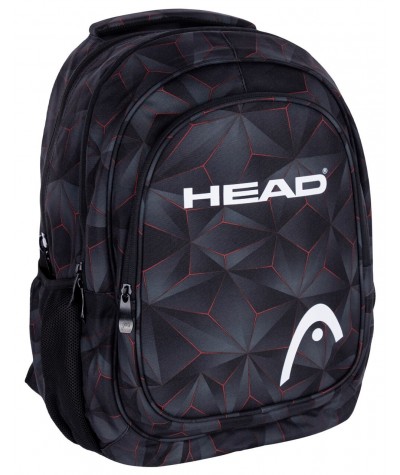 Plecak do liceum HEAD RED LAVA czarny młodzieżowy 29L