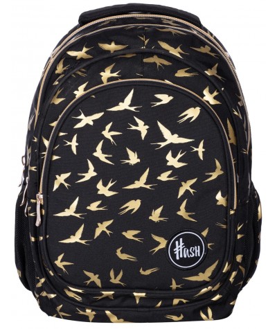Plecak młodzieżowy dla dziewczyny HASH GOLDEN BIRDS 