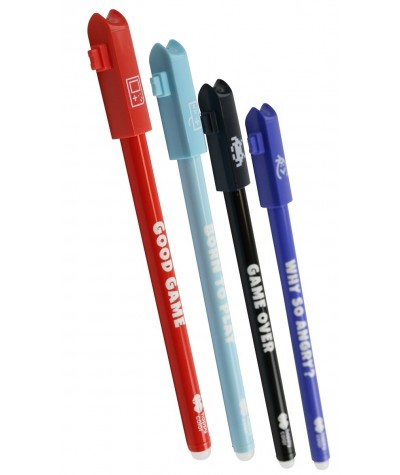 Długopis zmazywalny Happy Color Games gra gry niebieski 0,5mm - MIX