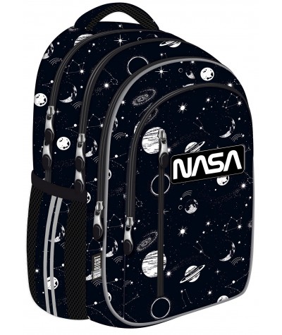 Plecak szkolny NASA PLANETS czarny kosmos dla chłopca ST.RIGHT BP68