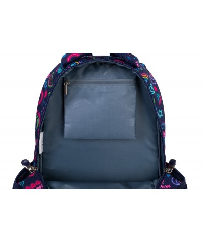 Plecak szkolny dla dziewczynki do pierwszej klasy ST.RIGHT NEON BP26