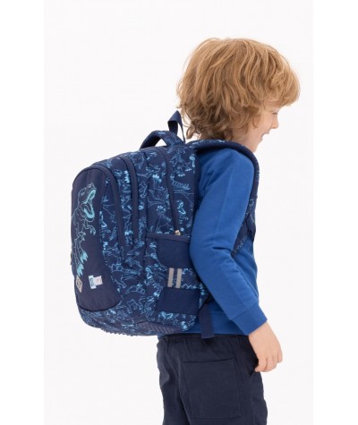 Plecak dla chłopca ST.RIGHT T-REX szkolny BP26