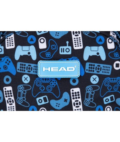 Plecak dla pierwszoklasisty z padami gra HEAD Gamer dla chłopca 24L