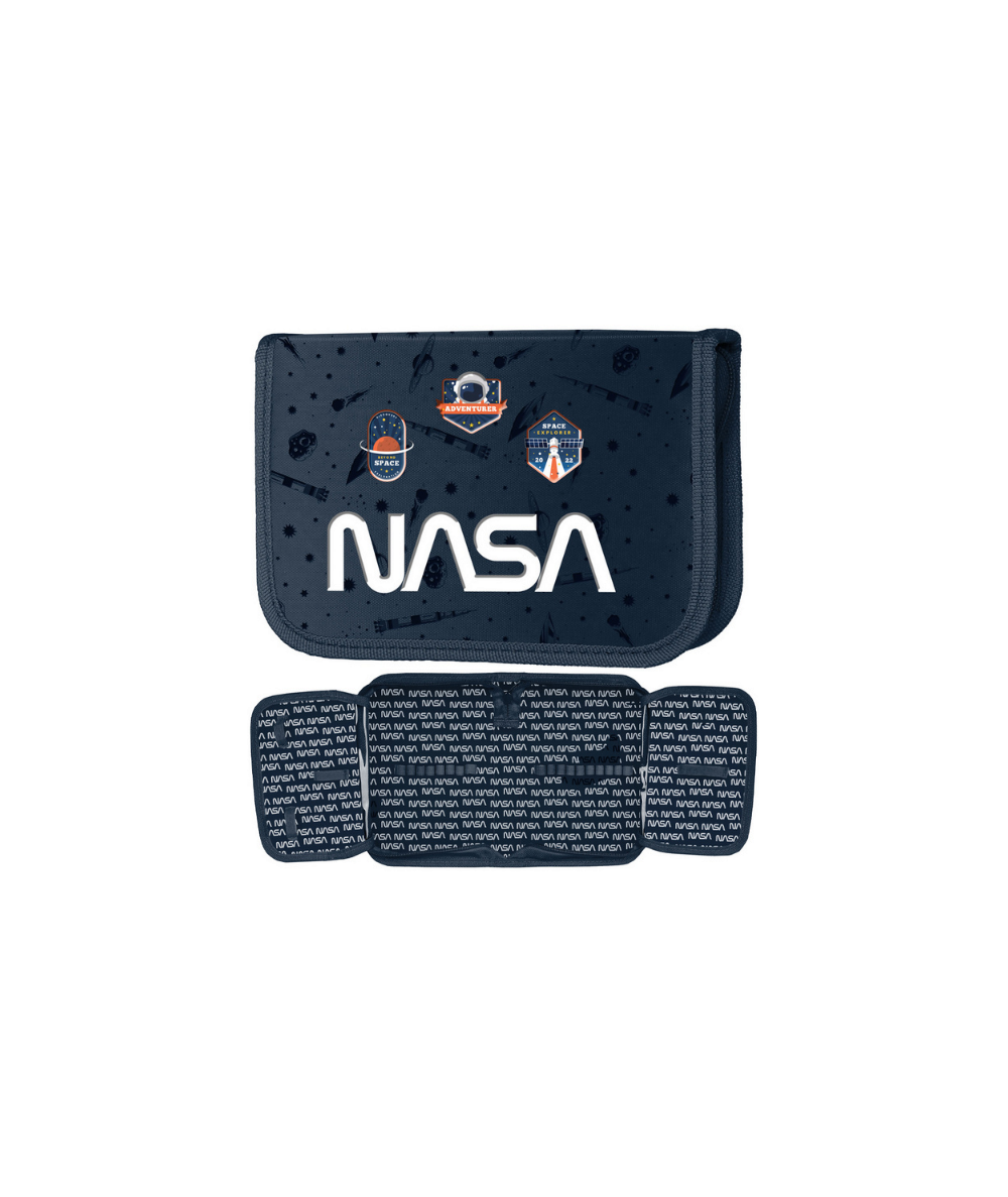 Piórnik szkolny jednokomorowy NASA KOSMOS bez wyposażenia PASO 2022
