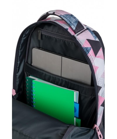 Plecak szkolny w trójkąty CoolPack Drafter młodzieżowy Crystal 28L