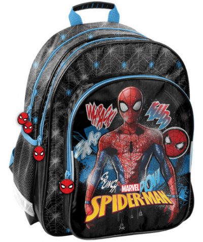 Plecak szkolne SPIDER-MAN Marvel do 1 klasy czarny PASO 2022