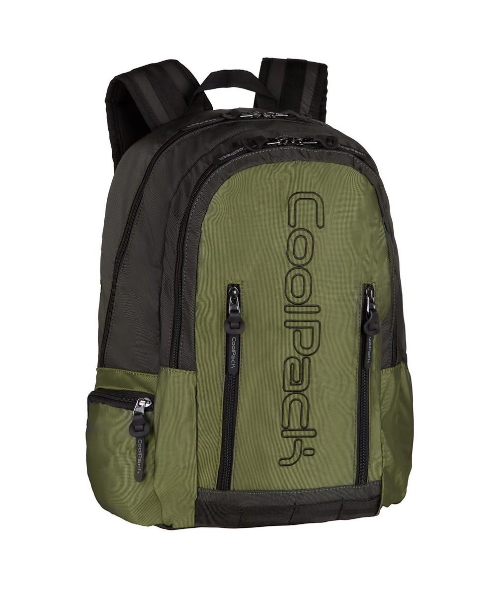 Plecak do szkoły średniej CoolPack CP IMPACT OLIVE zielony młodzieżowy