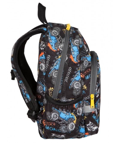 Plecak dziecięcy wycieczkowy Monster dla chłopca CoolPack Toby czarny
